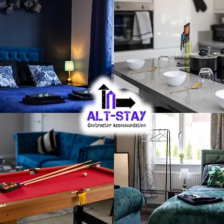 Alt-stay Leeds, M621 Junction 1 - Free Parking & Fast Wi-fi - Pool Table - Master En-suite - Ideal For Contractors & Long Hébergement de vacances *