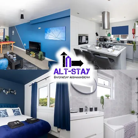 Hébergement de vacances Alt-stay Leeds, M621 Junction 1 - Free Parking & Fast Wi-fi - Pool Table - Master En-suite - Ideal For Contractors & Long Leeds (West Yorkshire)