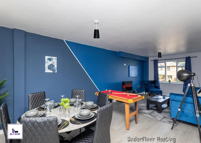 Stonecliffe 35 By Alt-Stay Contractor Accommodation - 3 Bed Contractor Home With Parking, Wi-Fi & Full Kitchen - Ideal For Long Stays *