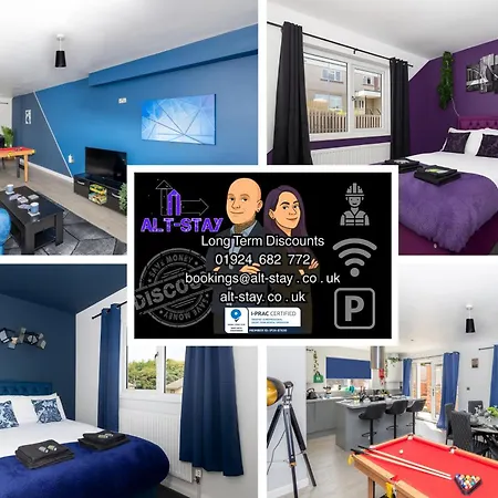 Stonecliffe 35 By Alt-stay Contractor - 3 Bed Contractor With Parking, Wi-fi & Full Kitchen - Ideal For Long Holiday home *